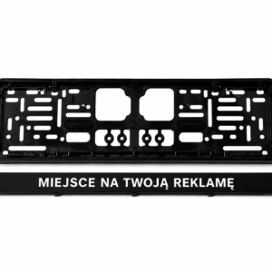 Ramka pod tablicę rejestracyjną z własnym nadrukiem 18 mm – fullkolor  x 1000 sztuk